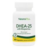 NaturesPlus DHEA-25 bouteille: format pratique et prise simple.