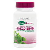 NaturesPlus Ginkgo Biloba, comprimé libération prolongée, soutien mémoire et concentration.