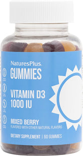 NaturesPlus D3 1000 UI – boîte pratique pour une supplémentation quotidienne.