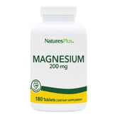 NaturesPlus Magnésium 200 mg – comprimés, absorption améliorée possible