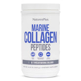 NaturesPlus Marine Collagen Peptides en bouteille sans arôme pour peau et cheveux.