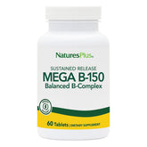 NaturesPlus Mega B-150 Complex bouteille verte — soutien potentiel d'énergie quotidienne.