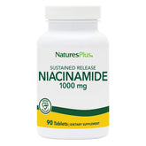 NaturesPlus Niacinamide en bouteille prête à l’emploi, facile à intégrer.