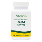 NaturesPlus PABA 1000 mg: comprimés à libération prolongée pour énergie durable.