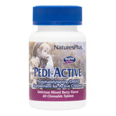 Pedi-Active de NaturesPlus, boîte de 60 comprimés mâchables, goût fruits rouges, soutien attentif en journée