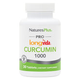 NaturesPlus PRO Longvida Curcumin, boîte 30 comprimés, absorption supérieure et soutien antioxydant.
