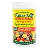 NaturesPlus Source of Life Energy Shake en bouteille prêt à booster votre énergie.