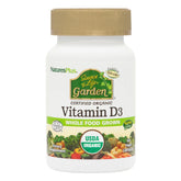 NaturesPlus Source de Vie Jardin D3 — flacon en vue, soutien immunitaire quotidien.