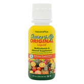 NaturesPlus Source de Vie Liquide, bouteille au goût fruit tropical, soutien nutritionnel quotidien.