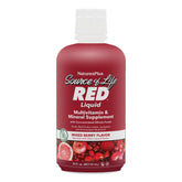 Source de Vie Rouge en bouteille liquide, soutien énergétique potentiel.