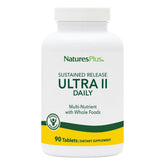 NaturesPlus Ultra II Daily – bouteille 90 tablettes, soutien nutritionnel durable pour énergie quotidienne.