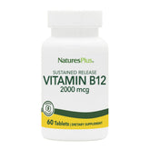 NaturesPlus Vitamine B12 2000 mcg sur comprimé à libération prolongée pour énergie durable.