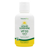 Bouteille NaturesPlus Vitamin D3 en liquide, pratique et facile à doser.
