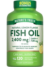 Nature's Truth huile poisson 2400 mg – bouteille prête à l’emploi et pratique