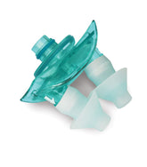 Navage Dock nasal bleu vert, vue avant, installation facile et flux personnalisable