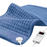 NBKLS chauffe-dos-cou-épaules bleu, sensation douce et enveloppante.