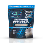 nbpure Performance Protein+ dans la bouteille pour un mélange rapide après l'entraînement