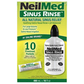 NeilMed Sinus Rinse: bouteille 16oz pour irrigation nasale douce et pratique.