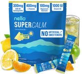 Nello SuperCalm poudre Limon Menthe prête à se dissoudre pour une détente légère.