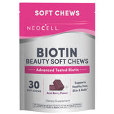 NeoCell Biotin Beauty, gommes molles en emballage pratique, routine beauté.