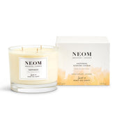 Neom Happiness 3 meches — ambiance chaleureuse et parfum durable.