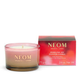 NEOM Joie Scintillante Bougie Voyage 75 g revitalisant l'ambiance avec gingembre et citron vert