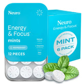 Pastilles Neuro énergie menthe, sans sucre, énergie rapide et concentration
