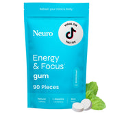 Gomme Neuro menthe en boîte 90 pour énergie rapide et concentration.