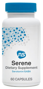 NeuroScience Serene – bouteille et étiquette, soutien naturel au sommeil sans mélatonine.