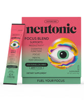 Neutonic emballage-stick, accessoire pratique pour un dosage rapide sans caféine.