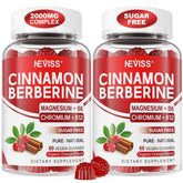 NEVISS Ceylon Cinnamon Berberine gommes emballage avec goût orange sans sucre.