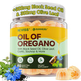 NEVISS gommes origan bouteille: soutien immunitaire potentiel et plaisir fruité au quotidien.