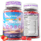 NEVISS Vitamines Adolescents gommes emballage pratique pour prise quotidienne