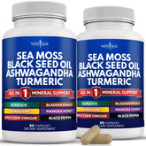 NEW AGE algues marines en capsules, format pratique pour le quotidien