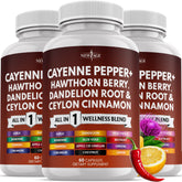 New Age capsules poivre cayenne prise, puissance naturelle et énergie potentielle.