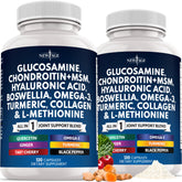 NEW AGE glucosamine-chondroïtine-msm pack: soutien potentiel à la mobilité.