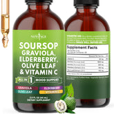 NEW AGE Soursop Drops bouteille: soutien immunitaire naturel et antioxydant.