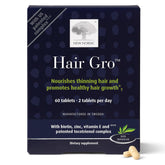 NEW NORDIC Hair GRO : boîte élégante prête pour votre routine capillaire quotidienne.