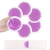 NEWGO Packs glace petite ronde visage, soulage rapidement les douleurs faciales.