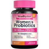 NewRhythm Probiotiques Femmes – emballage clair, démarrage facile de votre routine digestive
