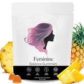 NEWUREHO Gommes équilibre féminin dans une bouteille, soutien potentiel au bien-être quotidien.