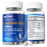 Nextdia Calcium AKG – bouteille visible, soutien des os et énergie quotidienne.