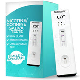 NICOTESTS kit-test-nicotine-salive-5-pack: kit compact et facile à utiliser.