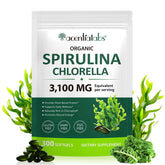 Gélules NIFEISHI spiruline-chlorelle, flacon visible, soutien énergétique potentiel.