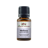 Melissa Nirvana Nurture: bouteille ambre 10ml pour diffusion, détente et bien-être.