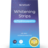 Niveus Bandes blanchiment dents pack : application simple pour un sourire plus lumineux.