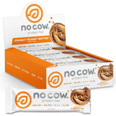 No Cow barre protéinée vegan au beurre de cacahuète, parfaite après l'entraînement.