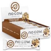 No Cow barres protéinées véganes, emballage pratique, encas rapide pour énergie durable.