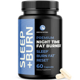 Bouteille Night Time Fat Burner de Nobi Nutrition sur fond clair, idéale pour soutenir sommeil et métabolisme.