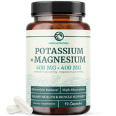 Nobi Nutrition Potassium Magnesium — bouteille, soutien potentiel à l’équilibre électrolytique lors de l’effort